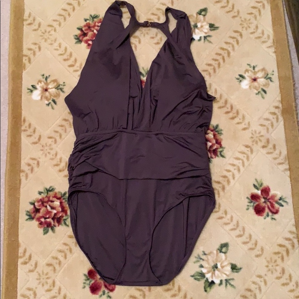 NWT Badgley Mischka 1 piece Swimsuit